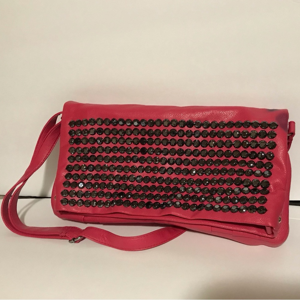 Pink Studded Women's Bag